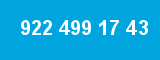 922 499 17 43 922 499 17 43